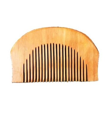 Sikh Kanga Hair Comb Wooden Hair Comb Wooden Kangha Wood Comb Pack of 2 Brown, Medium