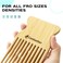 Bamboo Hair Pick by Combetter, Enhance Curl Definition &amp; Volume all Curly Hair, Eco-Friendly Afro Pick for Detangling &amp; Styling for Men, Women &amp; Kids
