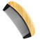 Onedor 100% Handmade Natural Green Sandalwood With Buffalo Horn Hair Combs - Anti-Static Sandalwood Scent Natural Hair Detangler Wooden Combs (Mini Oval Fine Tooth)