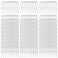Cinaci 30pcs DIY Plain Blank Craft Silver Metal Hair Side Combs Slides with 10 Teeth Wedding Bridal Veil Combs Headpieces French Twist Bun Hair Clips for Women Flower Girls Brides (Silver-30 Pack)