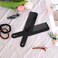 3 Pack Hair Cutting Combs Barber Combs Blending Comb Fine Tooth Styling Comb Heat Resistant Flat Top Comb for Home Salon Barber (Black)