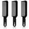 3 Pack Hair Cutting Combs Barber Combs Blending Comb Fine Tooth Styling Comb Heat Resistant Flat Top Comb for Home Salon Barber (Black)