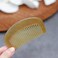 Natural Buffalo Horn Comb, Hair Comb, Anti Static Horn Comb, Beard Comb, Horn Fine Tooth Comb, Gift For Men Women Mom Wife Daughter, Birth Day (Style D)