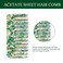 Hair Comb, 2 Pack Cellulose Acetate Hair Detangling Comb, Wide Tooth Comb for Unisex Curly, Straight, and Wet Hair, Comfortable No Pulling Green Comb