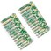 Hair Comb, 2 Pack Cellulose Acetate Hair Detangling Comb, Wide Tooth Comb for Unisex Curly, Straight, and Wet Hair, Comfortable No Pulling Green Comb