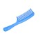 VOCOSTE Detangling Hair Comb, Double Row Tooth Hair Comb Hairdressing Styling Tool for Curly Hair, Blue, 7.87"x1.77