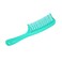 VOCOSTE Detangling Hair Comb, Double Row Tooth Hair Comb Hairdressing Styling Tool for Curly Hair, Green, 7.87"x1.77