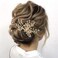 Gorais Gold Leaf Wedding Hair Comb Brides Hair Pieces Crystal Rhinestone Bridal Hair Accessories for Women and Girls
