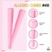 Allegro Combs 450 Tapered Hair Combs Barber Combs Hair Cutting Combs Women's Combs Men's Combs 6 Units (Fresh Pink), 7 Inch long