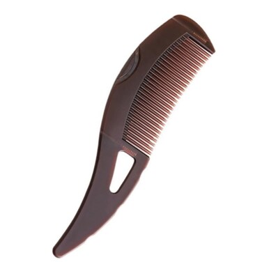 Dandruff comb, Removes Dandruff and Dirt for Women and Men, Massage Comb, Protect Scalp, Hollow Design, Clean up Oily Hair (Brown)
