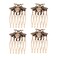 Minkissy 4pcs Vintage Hair Comb Bee Cartoon Animal Comb Headwear Hair Pin Hair Accessories For Wedding Banquet Party