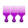 Lurrose 3pcs Hair Pick Comb Curly Hair Afro Comb Lift Detangle Hair Comb No Frizz Wide Tooth Comb Hair Styling Tool for Combing Detangling African American Hairstyles Purple