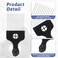 6Pcs Hair Pick Comb for Curly Hair Stainless Steel Hair Pick Beard Pick Comb Afro Hair Picks Afro Beard Comb No Frizz Wide Tooth Comb Hair Picks for Men Lift Detangle Hair Comb