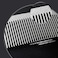 2 Pcs Stainless Steel Comb, Rat Tail Hair Combs, Pin tail Barber Comb, Hair Cutting for Stylist, Metal Combs for Hair Women Wood Grain Design