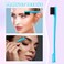 8 Pcs Hair Styling Set - Dual Edge Teasing Brush, Triple Teasing Comb, Rat Tail Comb, Grooming Clips for Women, Girls, Stylists (Blue)