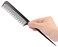 PERFEHAIR Teasing Comb for Fine Hair, Anti-static Long Bakelite Rat Tail Comb Tool for Back Combing, Root Teasing, Adding Volume