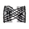 3 Pieces Magic Hair Comb Elastic Beaded Hair Clips Women Bride Double Slides Stretching Hairpins Combs for Popular Hairstyles