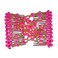 5Pcs Easy Stretch Beaded Hair Combs Double Magic Comb Clip Hairpins for Women Hair Styling