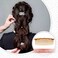 2 Pcs Thickened Hair Comb with 23 Teeth, Women Hair Comb Accessories, French Hair Side Combs Twist Decorative Comb Hair Clips Bridal Wedding Veil Teeth Hair Combs for Girls Women (Black + Brown)