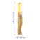 EXCEART 2pcs Ox Horn Hair Comb Pocket Folding Hair Comb Anti Static Portable Comb Prevent Hair Loss for Woman Men Travel Home Use