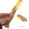 EXCEART 2pcs Ox Horn Hair Comb Pocket Folding Hair Comb Anti Static Portable Comb Prevent Hair Loss for Woman Men Travel Home Use
