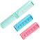 3pcs Hair Styling Tools Mini Portable Antistatic Folding Combs, Double Tooth Plastic Travel Combs for Women, Pink+Blue+Green
