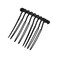 VOCOSTE 2 Pcs No Slip Hair Side Combs Accessories, Metal, Black, 1.3