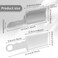 2pcs Barber Fade Comb Friend Fade Comb Professional Barber Comb Positioning Hair Comb Flat Curved Push Edge Comb Hair Cutting Fade Guide Tools(COLOR:white+grey)