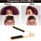 Hair Comb, Hair Straightening Comb Styling Tools Boar Bristle Double Sided Brush Comb Clamp, Professional V Shaped Hair Straightening Comb Clamp Styling Comb Hairdressing Tool