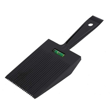 Flat Top Comb, ABS Flat Top Comb Haircut Clipper Comb Professional Barber Shop Hairstyle Tool for Home Salon Man Flat Head Woman Haircut Use (Black)