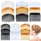 18-Piece Twist Hair Comb Set for Girls &amp; Women - Plastic Hair Clips with 9/11/25 Teeth for Multiple Hairstyles (Black, Transparent, Brown)