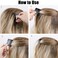 Hair Side Combs - Small French Twist Hair Comb Clips for Women Decorative French Twist Hair Styling Accessories -6 Pcs (Black, Dark Brown, Light Brown)