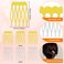 32pcs Hair Side Combs, 5 Teeth Small Metal Combs French Teeth Hair Combs Plain Blank Crafting DIY Slide Combs Bridal Wedding Veil Combs for Hair Decoration DIY Accessories(Gold, White K)