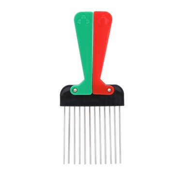 Afro Hair Comb - Wide Tooth Detangling Comb - Plastic Hair Pick Comb - for Curly Hair - Wet and Dry Hair - Anti Static - for Afro Hair Styling
