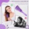 Boao 10 Pcs Hair Styling Kit for Women &amp; Girls: Wide Tooth Comb, Detangler &amp; Teasing Edge Brush, Rat Tail Comb, Alligator Clips for Curly Hair - Gift Set (Purple)