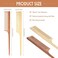 Geiserailie 2 Pcs Wooden Hair Comb No Static Wooden Tail Comb for Men Women
