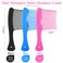 4 Pieces Wide Tooth Combs, Hair Detangling Jumbo Rake Comb for Thick Long Curly Hair, Mixed Colors