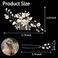 1 Pcs Crystal Wedding Hair Comb with 2 Pcs Rhinestone Bridal Hair Pins Pearl Crystal Hair Accessories for Bride Bridesmaids Flower Girls(Gold)