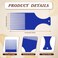 Zhehao 120 Pcs Plastic Wide Tooth Combs for Afro, Curly, Thick, Long or Wet Hair - Salon Supplies for Women and Men (Colorful)