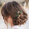 Bridal Hair Comb for Women, Rhinestone Wedding Comb for Bride, Barrette Crystal Hiar Clip Headpieces for Women, Green