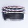 5pcs 24 Teeth Plastic Hair Comb Bridal Hair Pieces Rhinestone Hair Comb Pearl Hair Pins Sweet Hair Accessories Headwear Retro Bridal Hair Clips (Pearl)