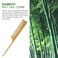 Bamboo Rat Tail Comb with Fine Teeth for Teasing and Post Styling - Anti-Static Tool for Curly Hair for Women and Men