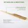 Bamboo Rat Tail Comb with Fine Teeth for Teasing and Post Styling - Anti-Static Tool for Curly Hair for Women and Men