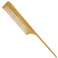 Bamboo Rat Tail Comb with Fine Teeth for Teasing and Post Styling - Anti-Static Tool for Curly Hair for Women and Men