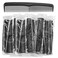 100pcs Plastic Black Combs in Bulk, Individually Wrapped, Double Tooth Hair Pocket Comb, for Homeless, Charity, Hotel, Travel, Airbnb, Nursing Home, Shelter, Church Activities (100, Black)