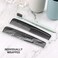 30 Pack Black Combs in Bulk, 7 inch Double Tooth Hair Pocket Comb, Individually Wrapped, Bulk Combs for Homeless, Charity, Care Pack, Polypropylene (PP)