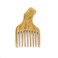 Wooden Hair Pick - Natural Wide Tooth Wood Comb for Curly Hair - No Static Sandalwood Wooden Comb for Detangling
