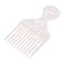 VOCOSTE Wide Tooth, Afro Hair Pick Comb, Hair Styling Tool for Men Women, Plastic, White, 4.8 Inch
