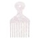 VOCOSTE Wide Tooth, Afro Hair Pick Comb, Hair Styling Tool for Men Women, Plastic, White, 4.8 Inch