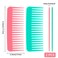 Wide Tooth Comb, Large Hair Detangling Comb, Shower Comb, 2PCS Wide Tooth Comb Detangler, Wide Tooth Comb No Handle, Wide Tooth Comb for Curly Hair, Hair Combs for Curly Wet Dry Thick Hair, Pink, Cyan